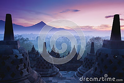 Borobudur Temple Stock Photo