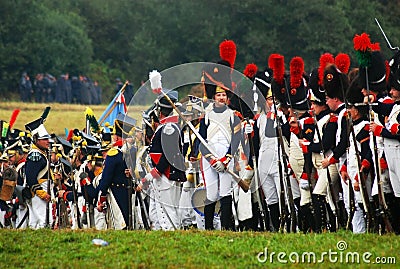 Borodino 2012 historical reenactment Editorial Stock Photo