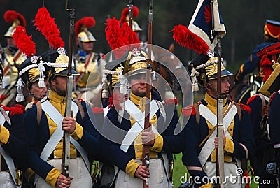 Borodino 2012 historical reenactment Editorial Stock Photo