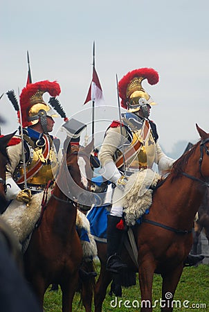 Borodino 2012 historical reenactment Editorial Stock Photo