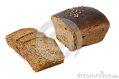 Borodinsky bread Stock Photo