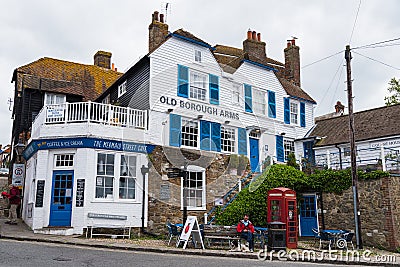 Borough Arms in Rye Editorial Stock Photo