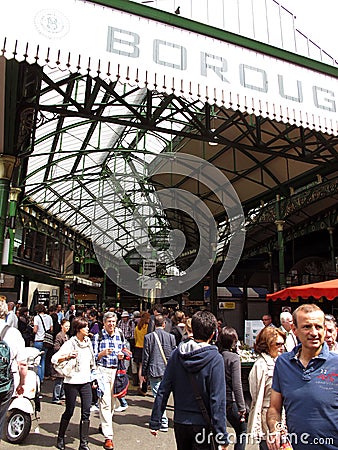 Borough market, London Editorial Stock Photo