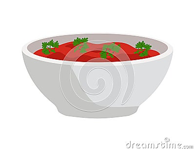 Borsch Flat Icon Vector Illustration