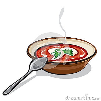 Borscht Stock Photo