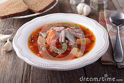 Borscht Stock Photo