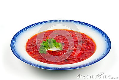 Borscht soup Stock Photo