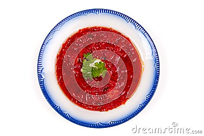 Borscht soup Stock Photo