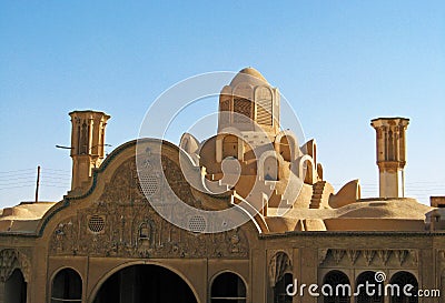 Borujerdi historical house in Kashan , Iran Stock Photo