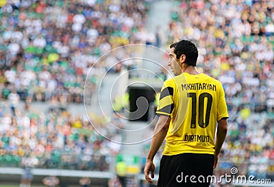 Borussia Dortmund. Henrikh Mkhitaryan Editorial Stock Photo