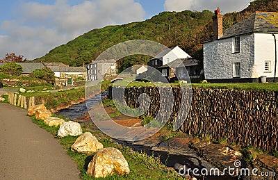 Boscastle village, Cornwall, England, UK Stock Photo