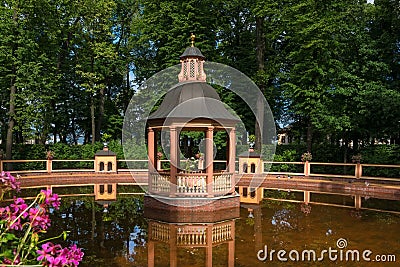 Bosket Menagerie pond Editorial Stock Photo