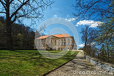 Boskovice castle in Czech Republic, Europe Stock Photo