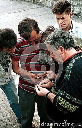 BOSNIAN CIVIL WAR Editorial Stock Photo