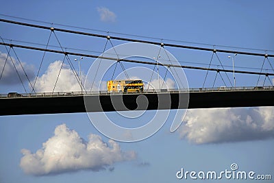 Bosphorus bridge, Istanbul Editorial Stock Photo