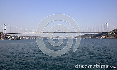 The Bosphorus Bridge Editorial Stock Photo