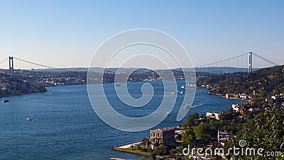 Bosphorus Landscape Stock Photo