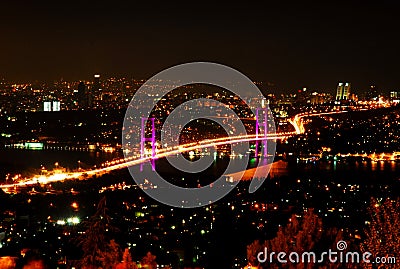 Bosporus bridge istanbul Stock Photo