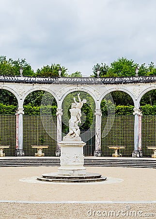 Bosquet Colonnade is a circle of 32 columns and arches Editorial Stock Photo