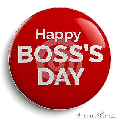 Happy Boss Day Greeting Symbol Stock Photo