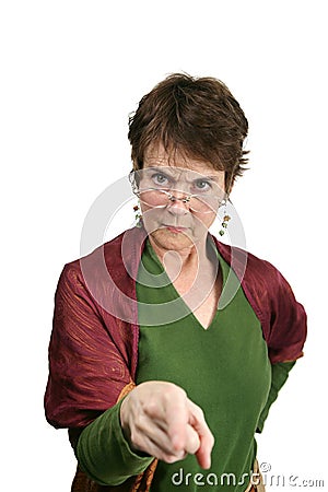 Bossy Lady Stock Photo