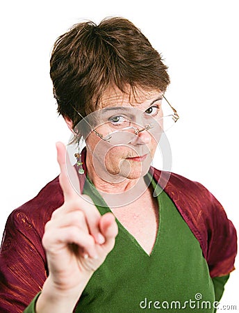 Bossy Woman Stock Photo