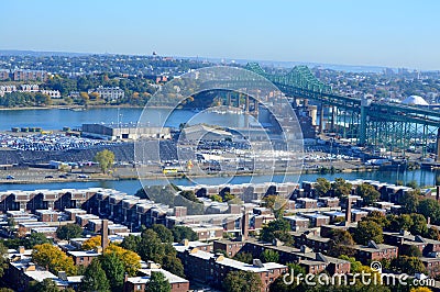 Boston City View from Bunker Hill Monumnet Editorial Stock Photo