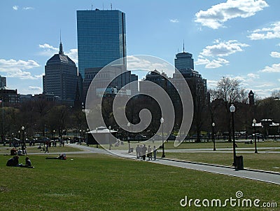 Boston common 2 Editorial Stock Photo