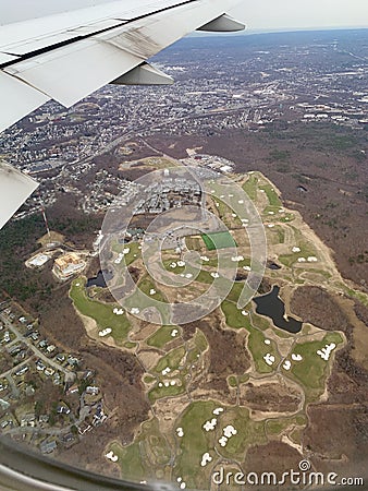 Boston golf course Stock Photo