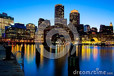 Boston Harbor Stock Photo