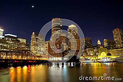 Boston Harbor Stock Photo