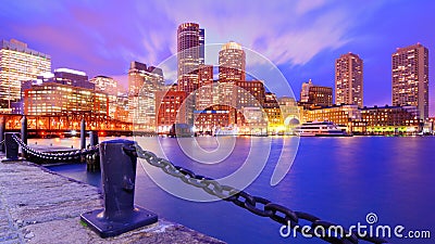 Boston Harbor Stock Photo