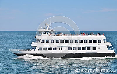 Boston Harbor Cruise Ship Editorial Stock Photo