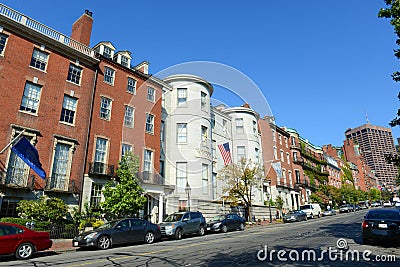 Boston Historic Buildings, Massachusetts, USA Editorial Stock Photo