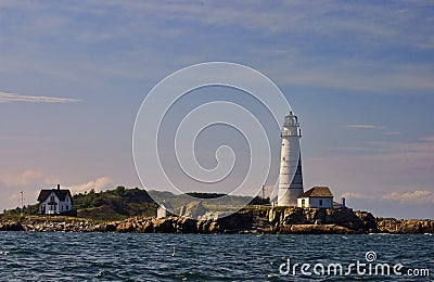 Boston Lighthouse Stock Photo