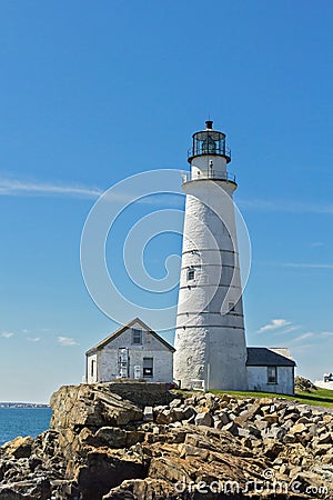 Boston Lighthouse Stock Photo