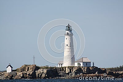 Boston Lighthouse Stock Photo
