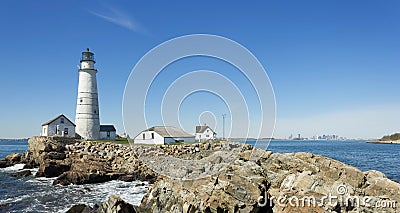 Boston Lighthouse Stock Photo