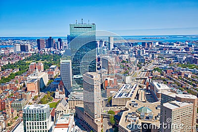 Boston Panoramic view Stock Photo