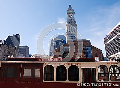 Boston sightseeing Stock Photo