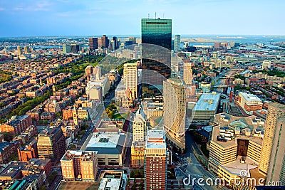 Boston Skyline Stock Photo