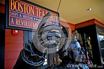 Boston tea party ships & museum Editorial Stock Photo