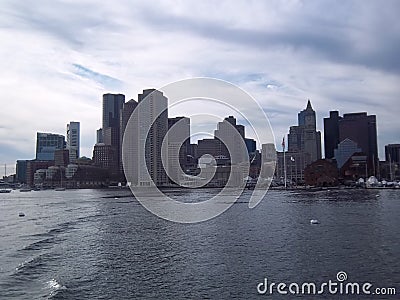 Boston is the capital and most populous city of the Commonwealth of Massachusetts in the United States. Boston, United States. Editorial Stock Photo