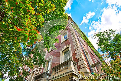 Boston University dorms Stock Photo