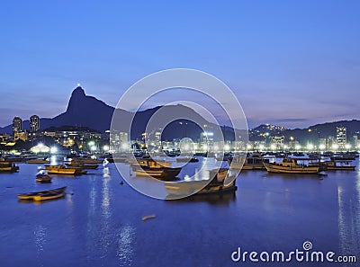 Botafogo Bay in Rio de Janeiro Stock Photo