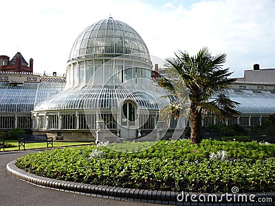 Botanic Gardens in Belfast, Northern Ireland Editorial Stock Photo