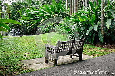 Botanic Gardens in Singapore Stock Photo