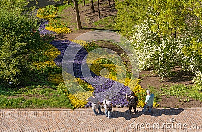 The Botanic Gardens of Trauttmansdorff Castle, Merano, south tyrol, Italy, Editorial Stock Photo