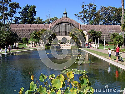 Botanical Building in Balboa Park, San Diego Editorial Stock Photo