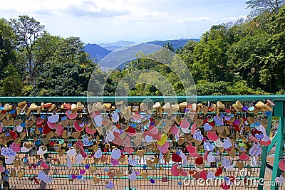 Botanical garden in Penang Hill, Penang Editorial Stock Photo